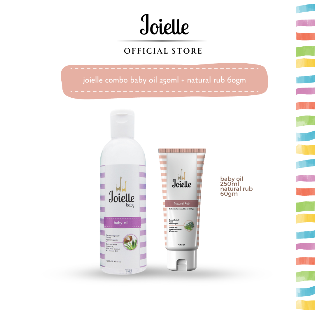 Combo Baby Oil + Natural Rub (Normal To Sensitive Skin)