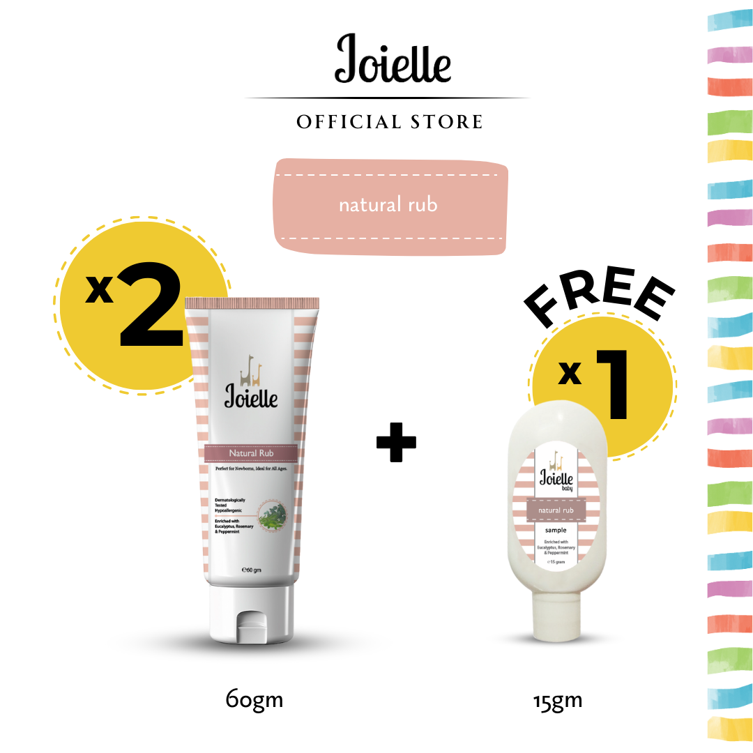 BUNDLE Natural Rub 60g + FREE Natural Rub 15ml